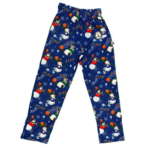 flow society Youth & Adult Snowman Frosty Bball Lounge Pant Blue