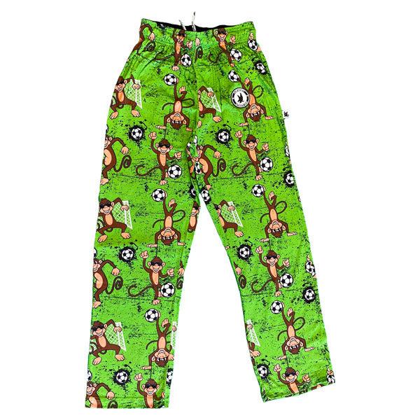 flow society Youth & Adult Soccer Monkey League Lounge Pants Green