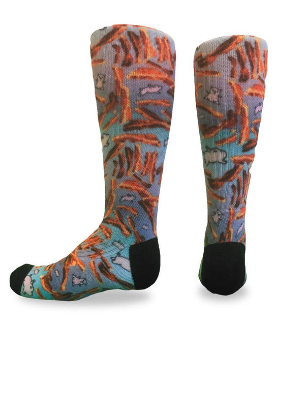 flow society Youth Flow Society Bacon Knee Socks Blue