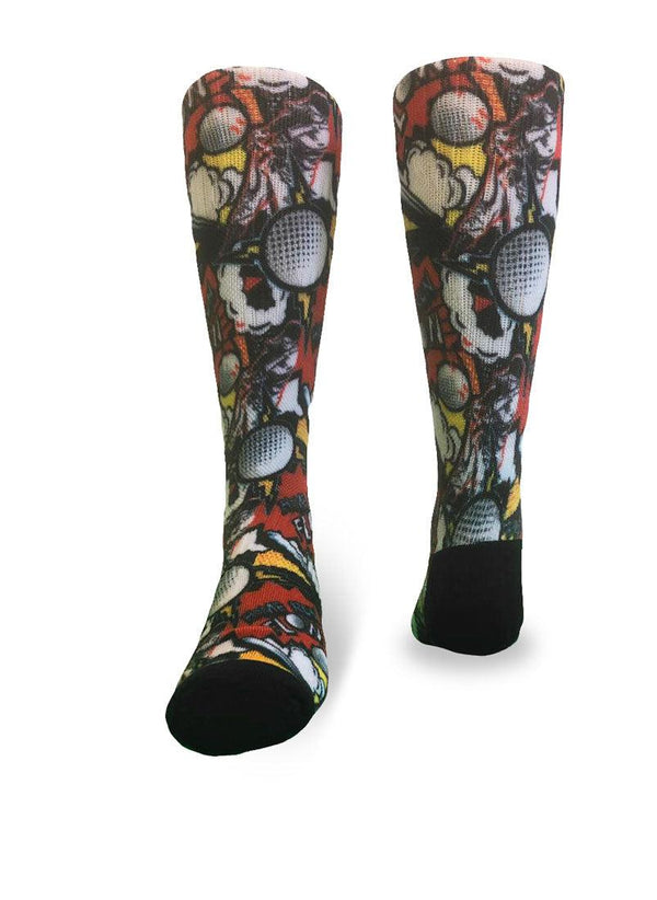 Flow Society Youth Flow Society Home Run Baseball Crew Socks Red