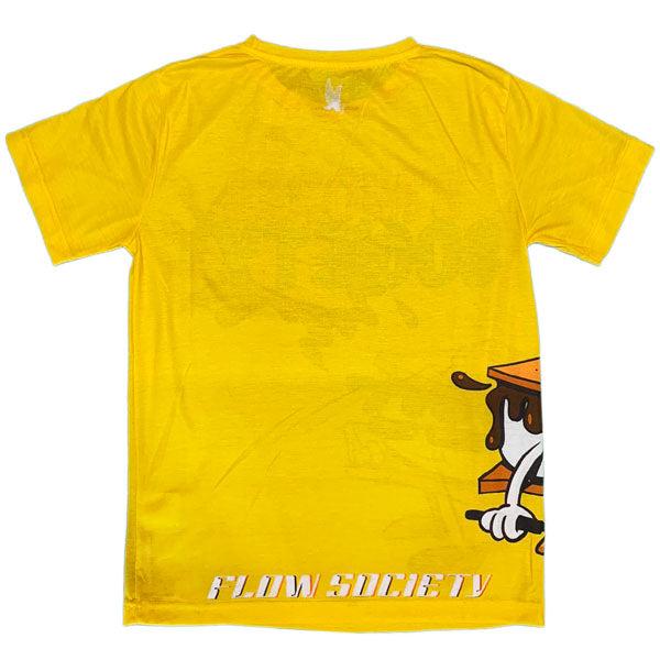 Flow Society Youth S'Mores Society Tee Shirt Yellow