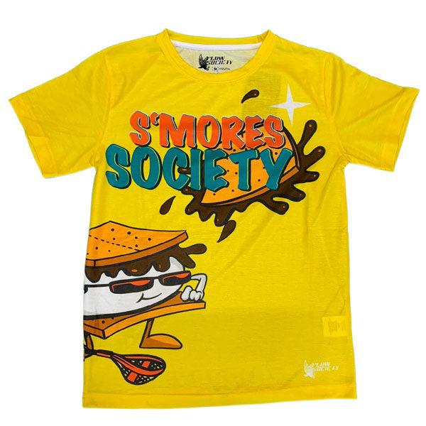 flow society Youth S'Mores Society Tee Shirt Yellow
