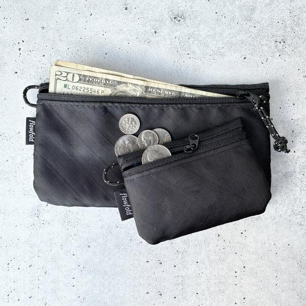 Flowfold Camden Kit: Creator Zipper Wallet + Essentialist Zipper Pouch Set