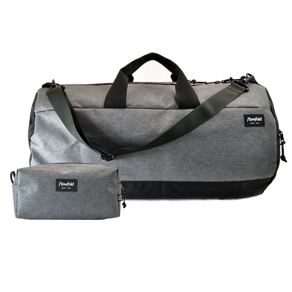 Flowfold Bar Harbor Kit: 40L Duffle Bag + Dopp Kit