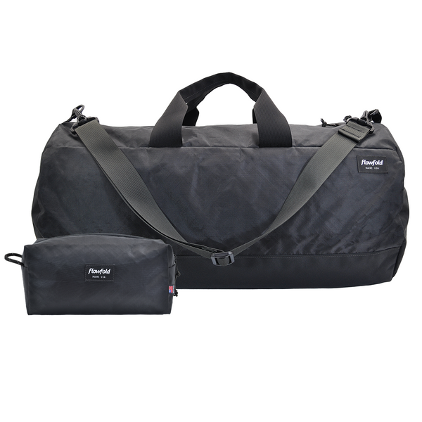 flowfold Bar Harbor Kit: 40L Duffle Bag + Dopp Kit