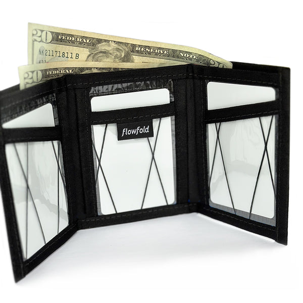Flowfold Recycled Sailcloth Traveler - Trifold Wallet