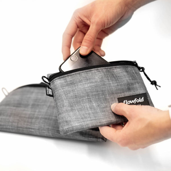 Flowfold Voyager - Water Resistant Pouch / Utility Zipper Pouches
