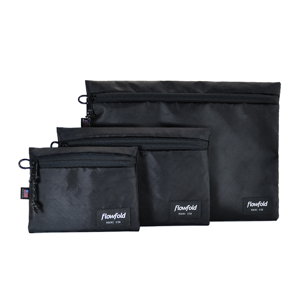 flowfold Voyager - Water Resistant Pouch / Utility Zipper Pouches