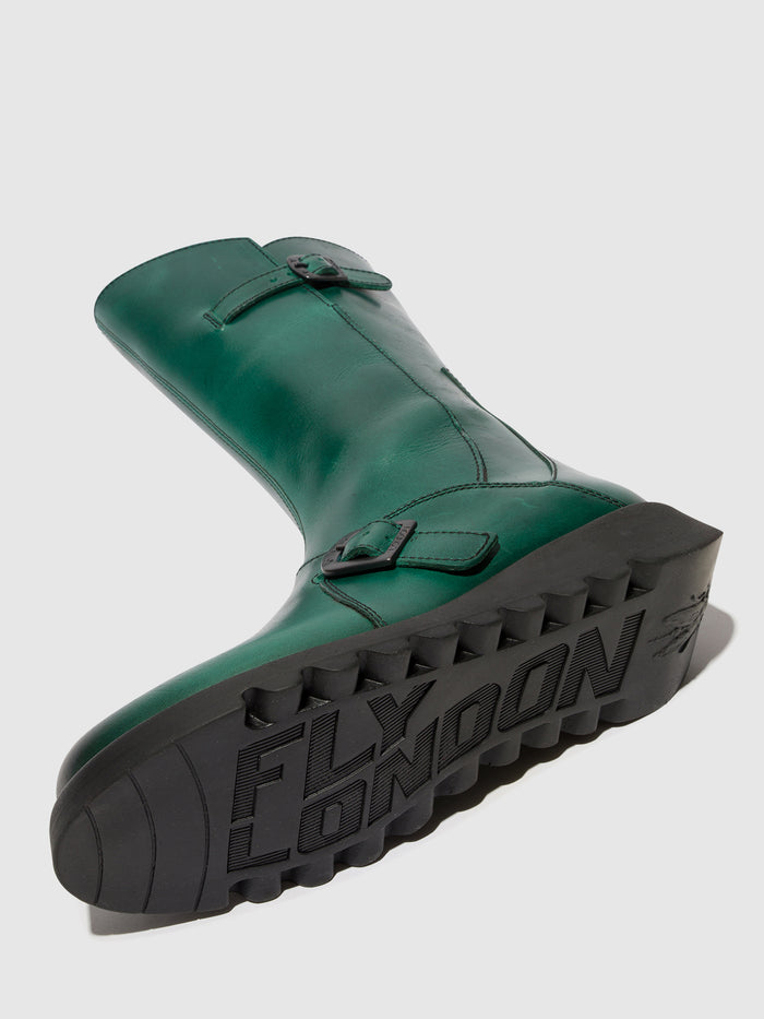 Flowfold Buckle Boots MES 2 SHAMROCK GREEN (BLACK SOLE)