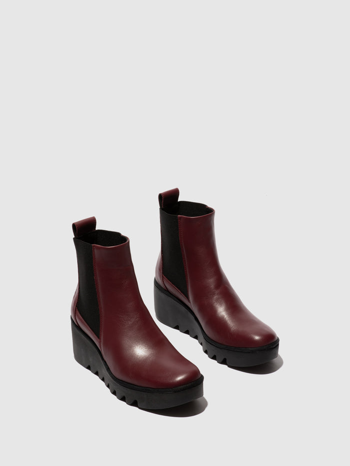 Flowfold Chelsea Ankle Boots BAGU233FLY DUBLIN WINE