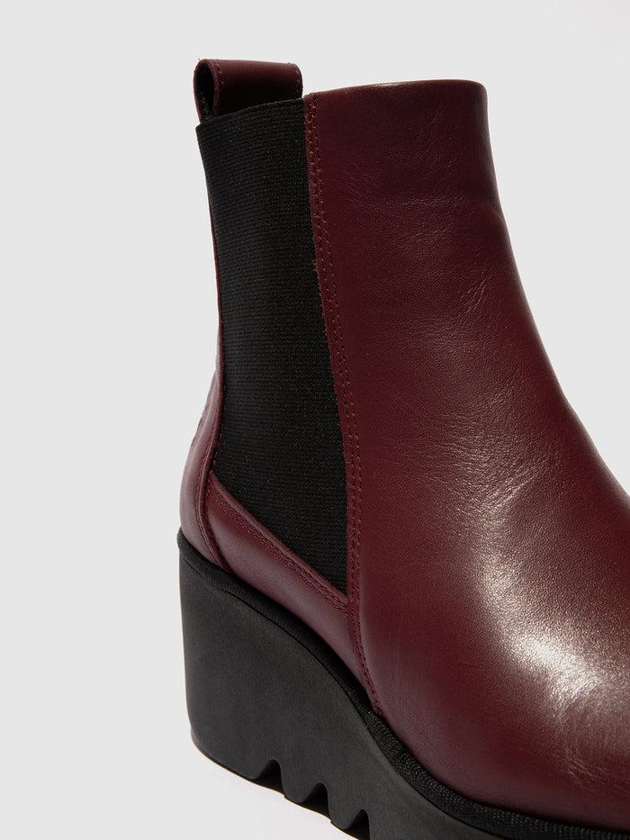 Flowfold Chelsea Ankle Boots BAGU233FLY DUBLIN WINE