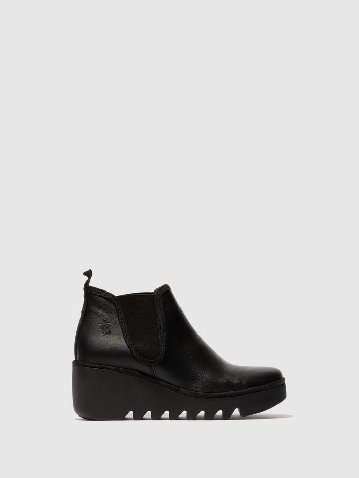 flowfold Chelsea Ankle Boots BYNE349FLY DUBLIN BLACK
