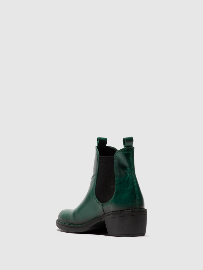 Flowfold Chelsea Ankle Boots MEME030FLY SHAMROCK GREEN