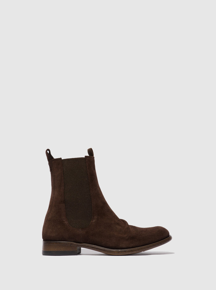 flowfold Chelsea Ankle Boots MOZE798FLY OILSUEDE (VEGETAL) MOCCA