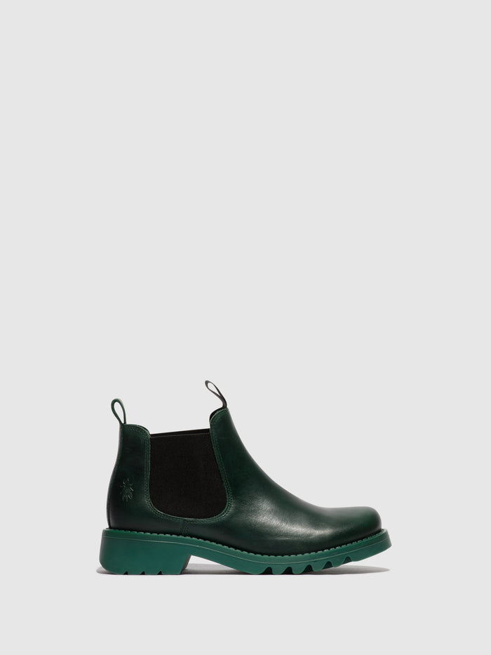 flowfold Chelsea Ankle Boots RIKA894FLY PETROL (PETROL SOLE)