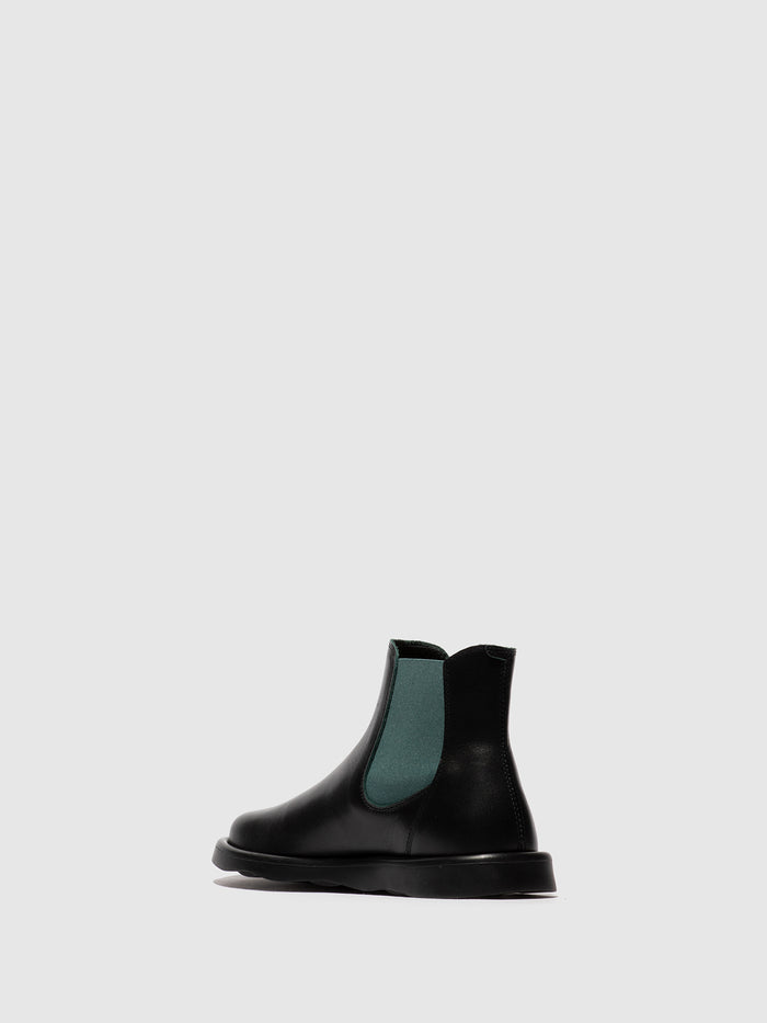 Flowfold Chelsea Ankle Boots TICH099FLY GROUND/GREEN