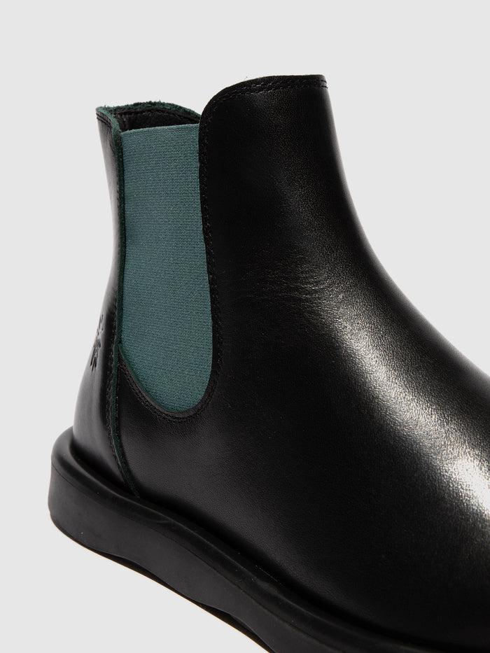Flowfold Chelsea Ankle Boots TICH099FLY GROUND/GREEN