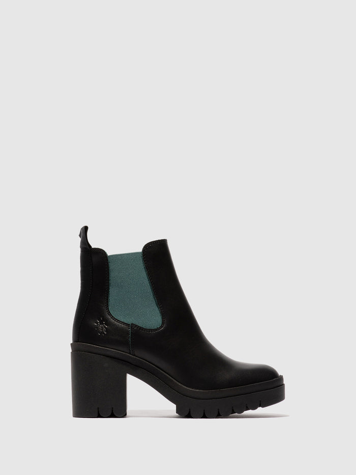 flowfold Chelsea Ankle Boots TOPE520FLY GROUD/GREEN