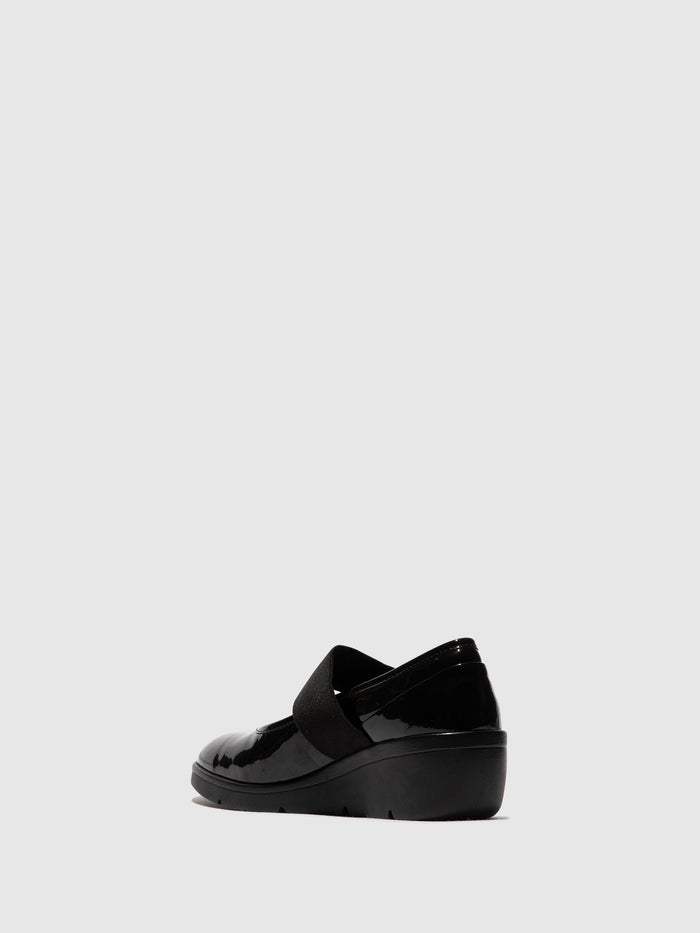 Flowfold Elasticated Shoes NARA547FLY ATLANTIS BLACK