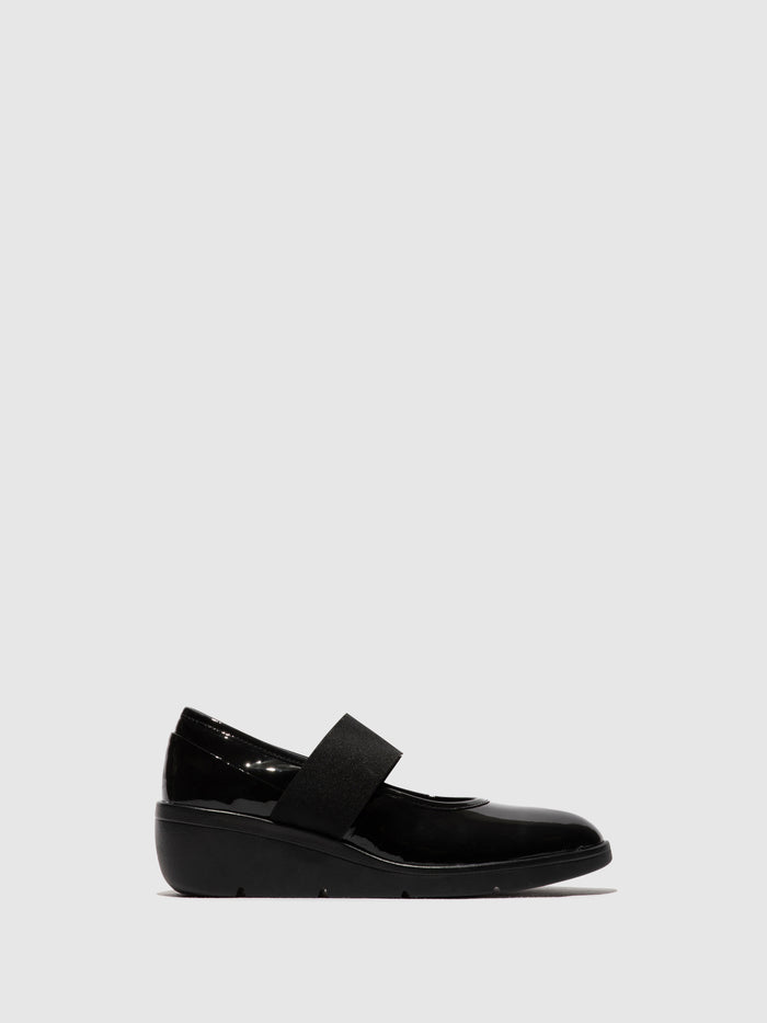flowfold Elasticated Shoes NARA547FLY ATLANTIS BLACK