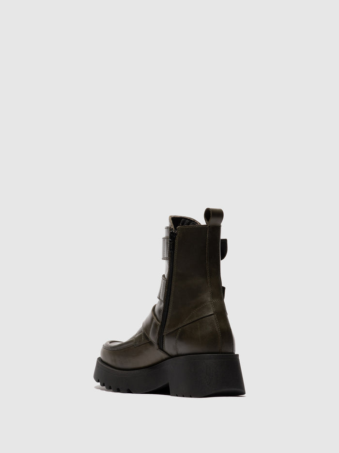 Flowfold Buckle Ankle Boots MOCK972FLY DIESEL