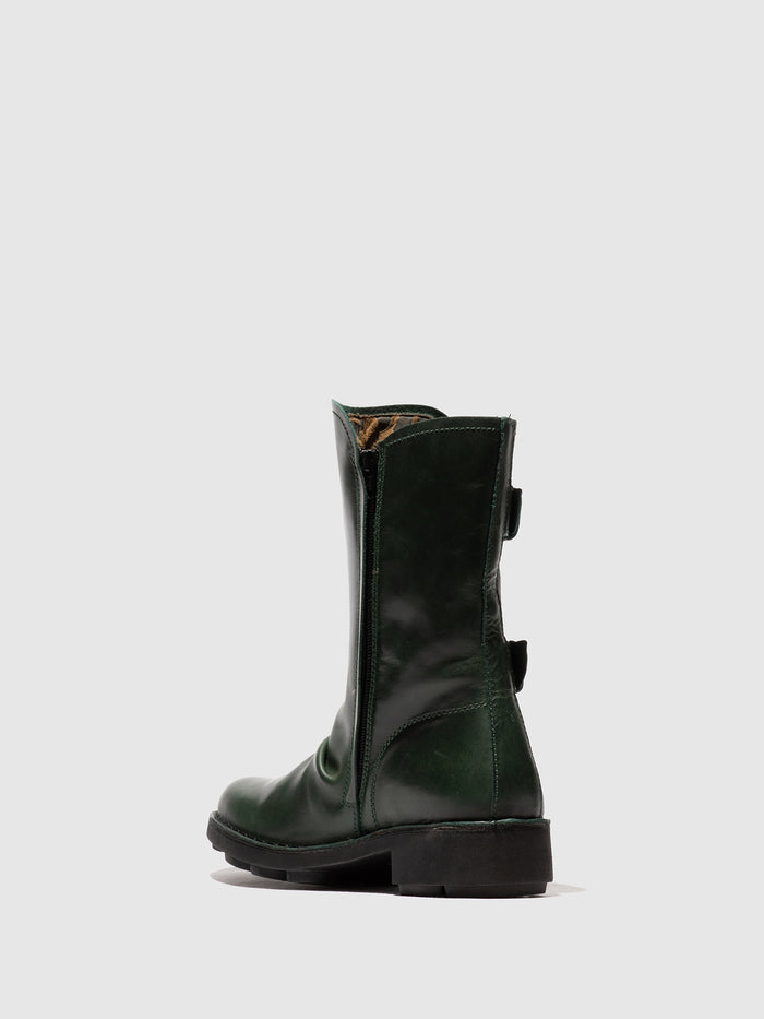 Flowfold Buckle Ankle Boots NACH177FLY PETROL