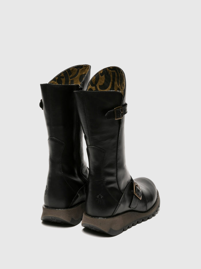 Flowfold Buckle Boots MES 2 BLACK
