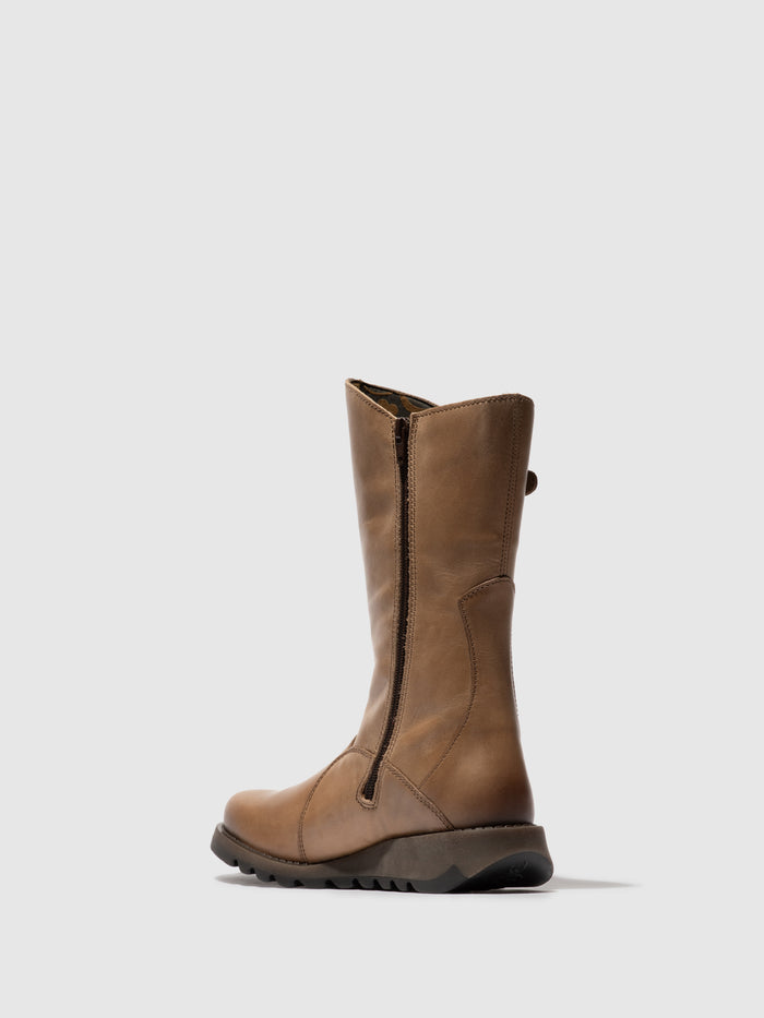 Flowfold Buckle Boots MES2913FLY TAUPE