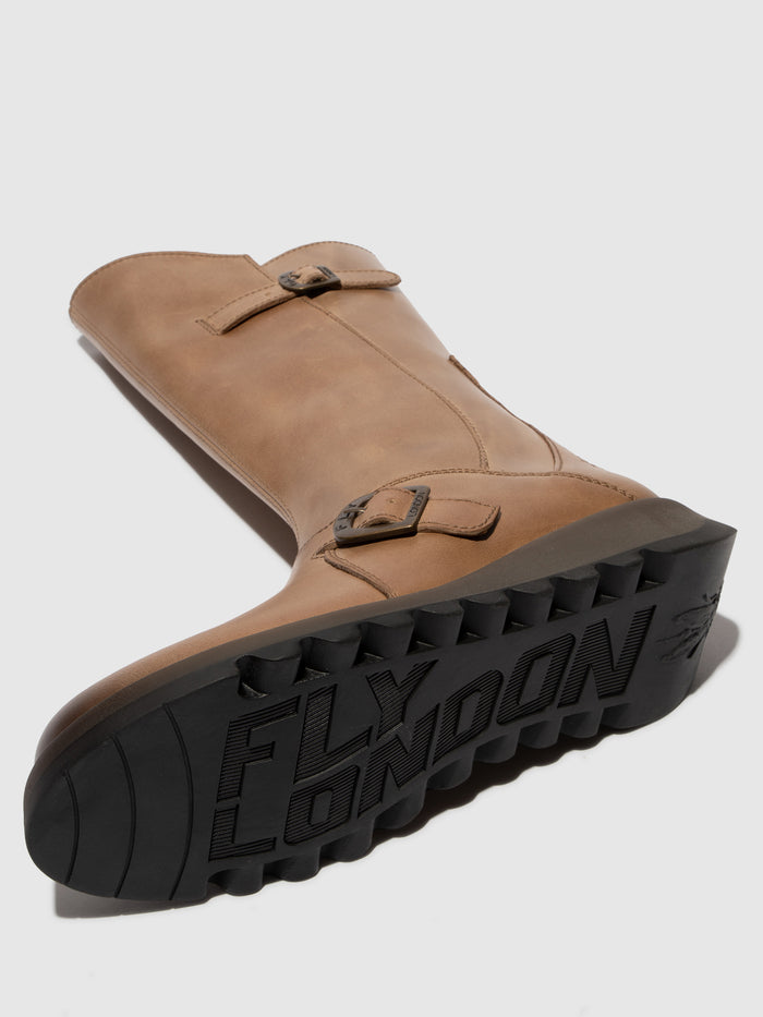 Flowfold Buckle Boots MES2913FLY TAUPE