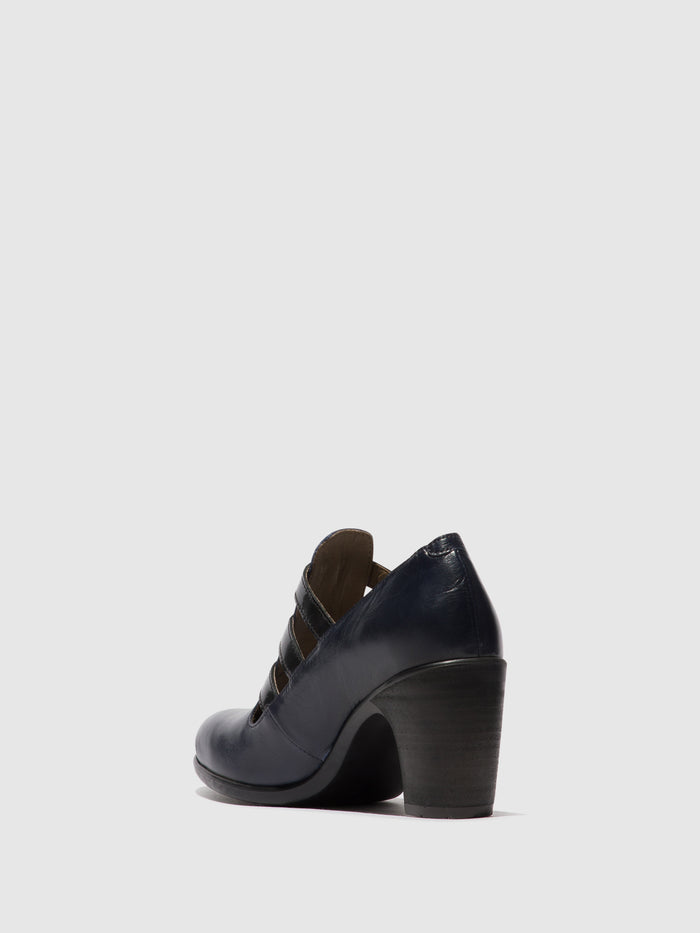 Flowfold Buckle Shoes KACY011FLY NAVY/BLACK