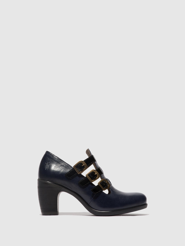 flowfold Buckle Shoes KACY011FLY NAVY/BLACK