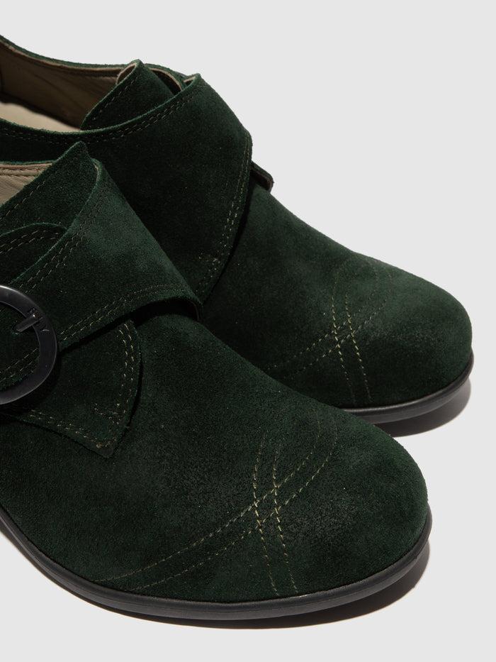 Flowfold Buckle Shoes KEXI176FLY PINE
