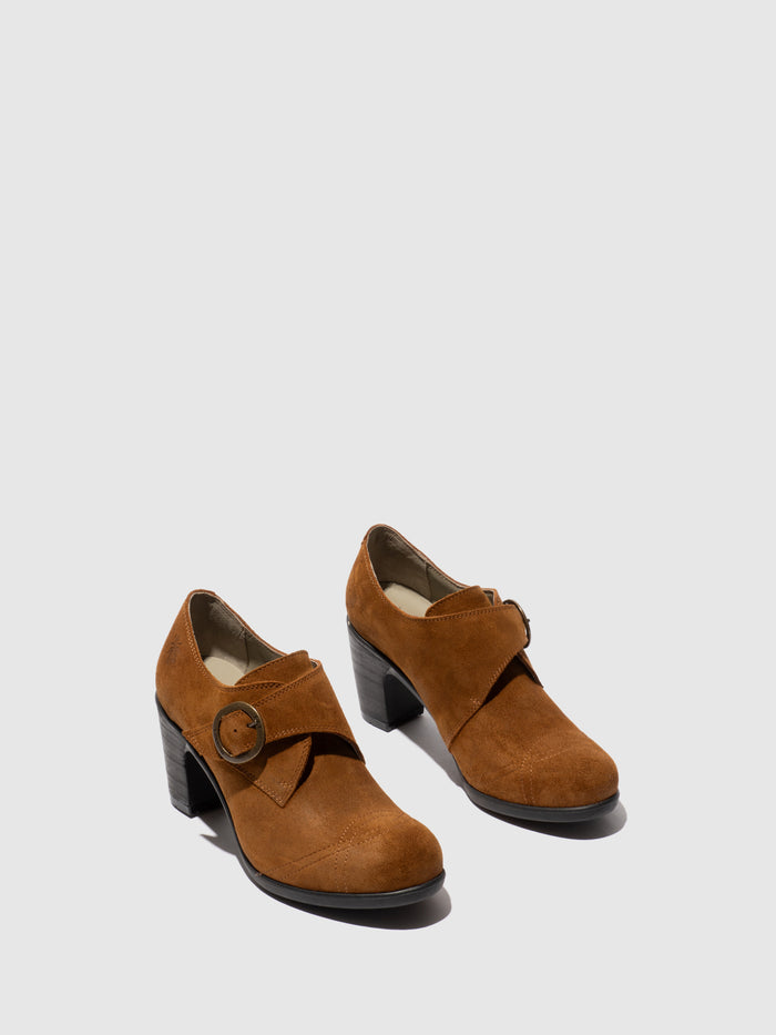 Flowfold Buckle Shoes KEXI176FLY TOBACCO