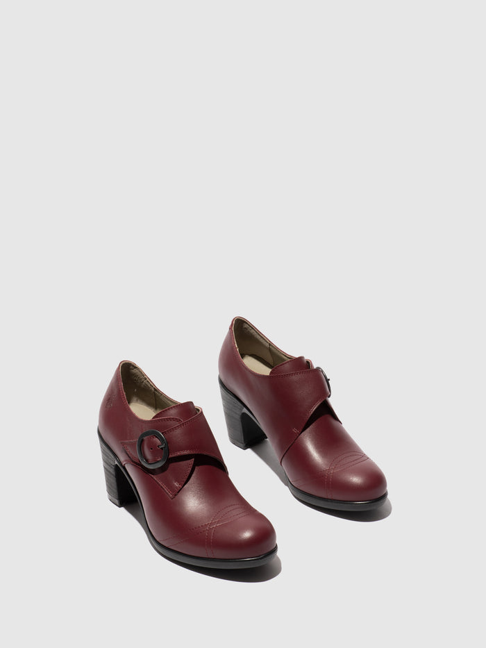 Flowfold Buckle Shoes KEXI176FLY WINE