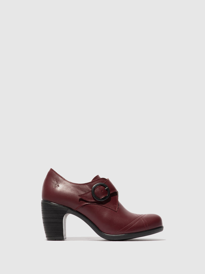 flowfold Buckle Shoes KEXI176FLY WINE