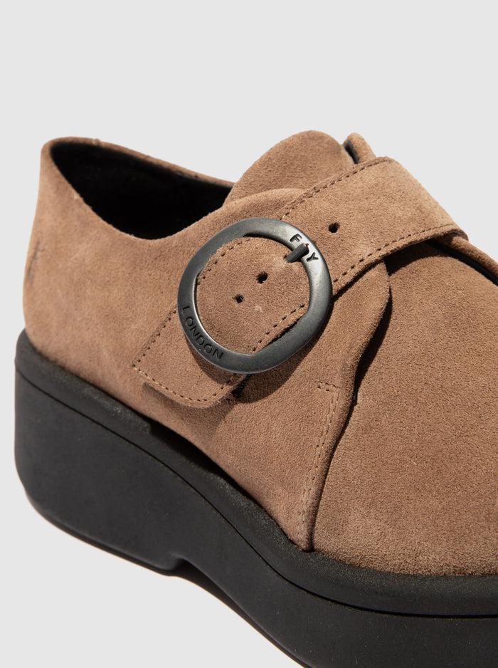 Flowfold Buckle Shoes MAAV157FLY TAUPE