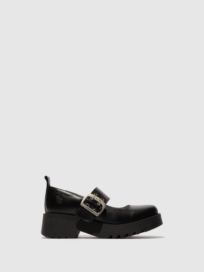 flowfold Buckle Shoes MOCH126FLY BLACK