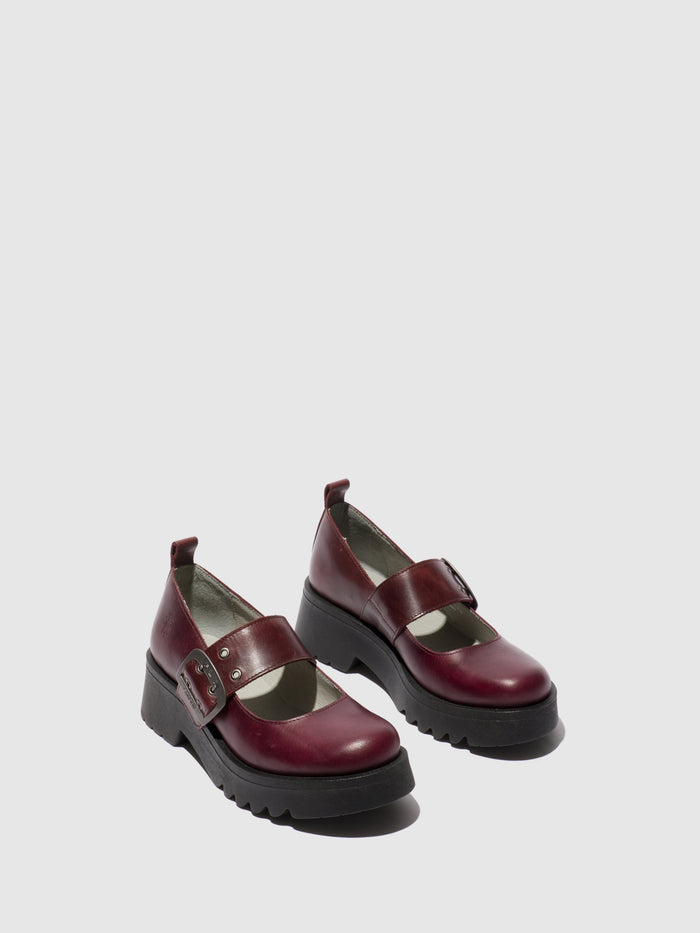 Flowfold Buckle Shoes MOCH126FLY WINE