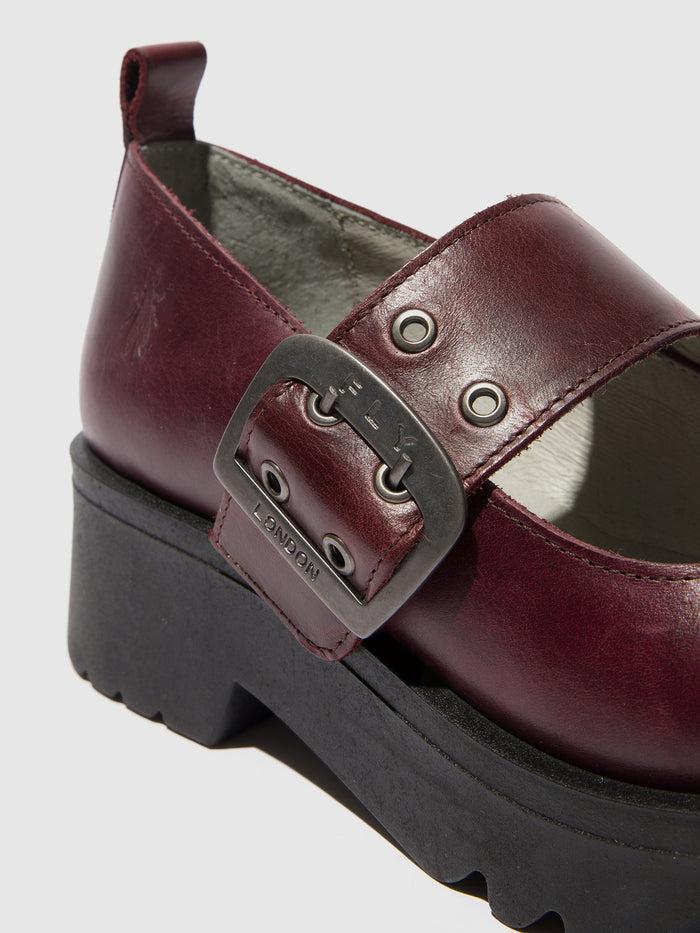 Flowfold Buckle Shoes MOCH126FLY WINE