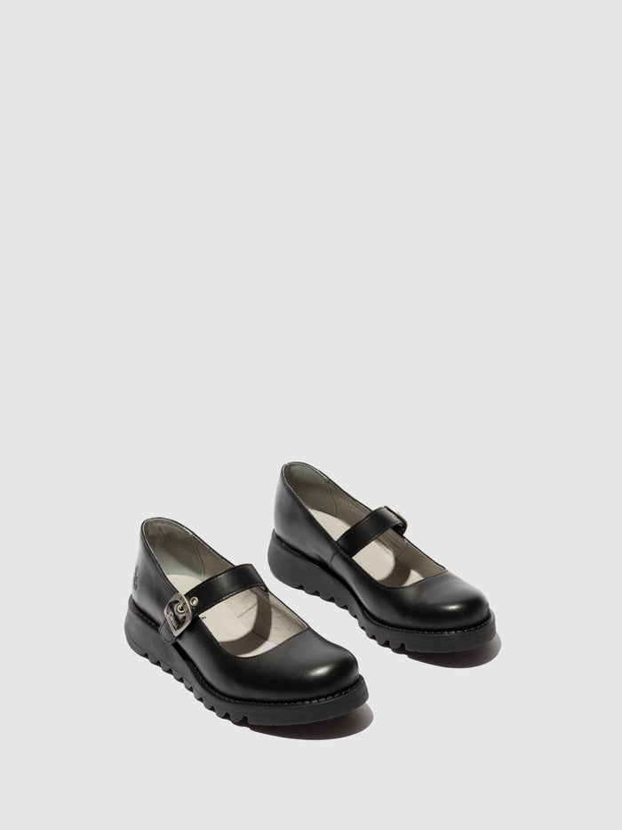 flowfold Buckle Shoes SAMP132FLY BLACK