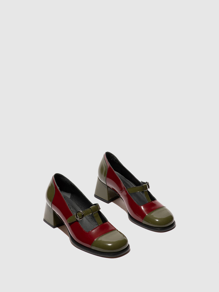 Flowfold Buckle Shoes SOLF341FLY SEA/KELP INT. RUST