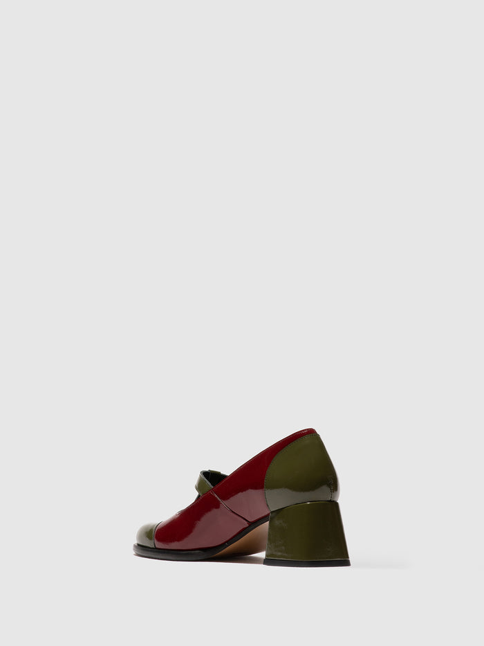 Flowfold Buckle Shoes SOLF341FLY SEA/KELP INT. RUST