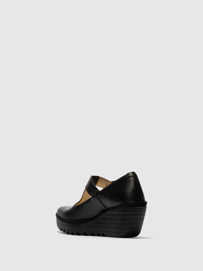 Flowfold Buckle Shoes YALD598FLY DUBLIN BLACK