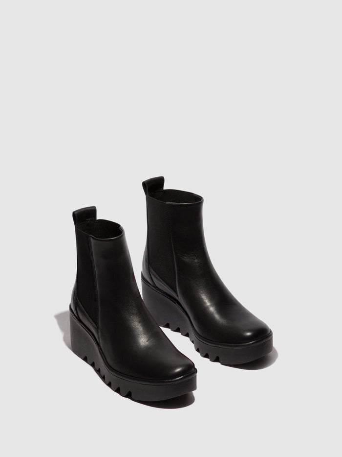 Flowfold Chelsea Ankle Boots BAGU233FLY BLACK