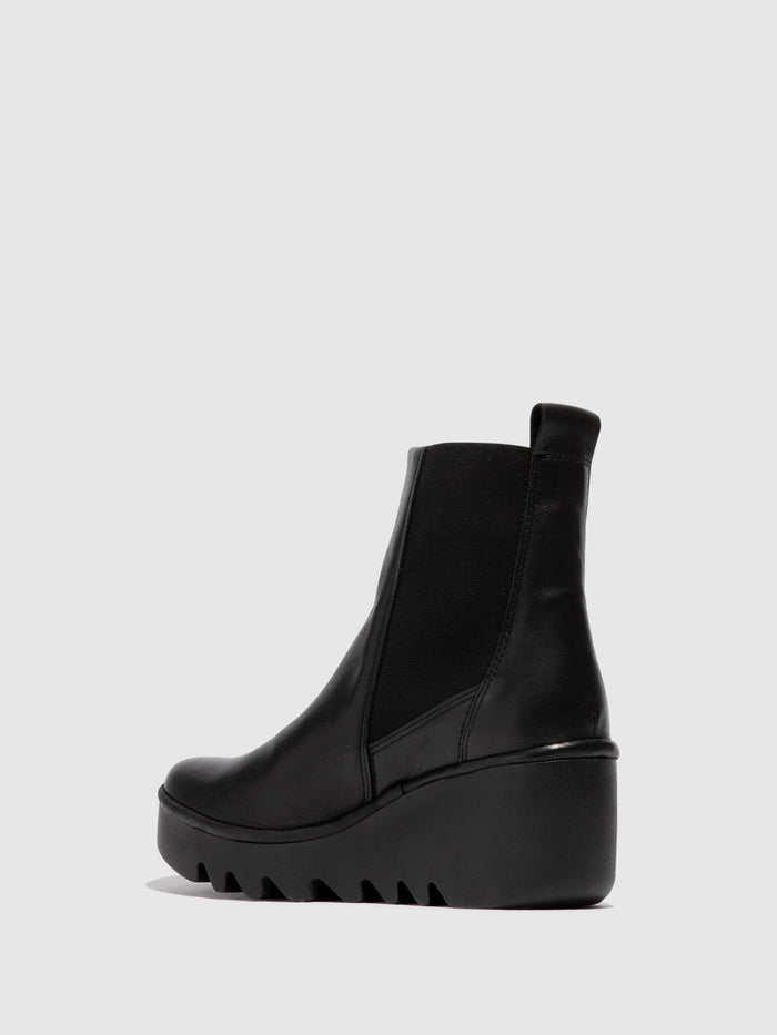 Flowfold Chelsea Ankle Boots BAGU233FLY BLACK