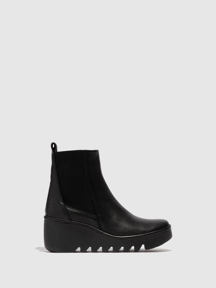 flowfold Chelsea Ankle Boots BAGU233FLY BLACK