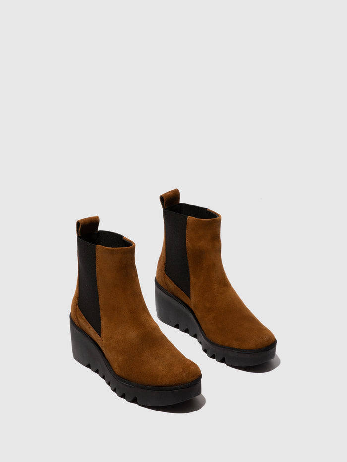 Flowfold Chelsea Ankle Boots BAGU233FLY TOBACCO