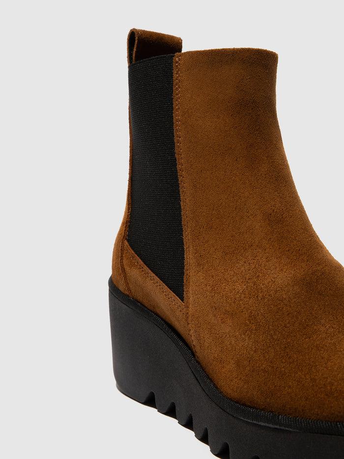Flowfold Chelsea Ankle Boots BAGU233FLY TOBACCO