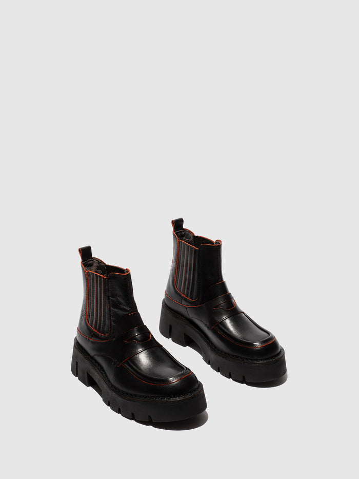Flowfold Chelsea Ankle Boots BUKI159FLY JAVA BLACK