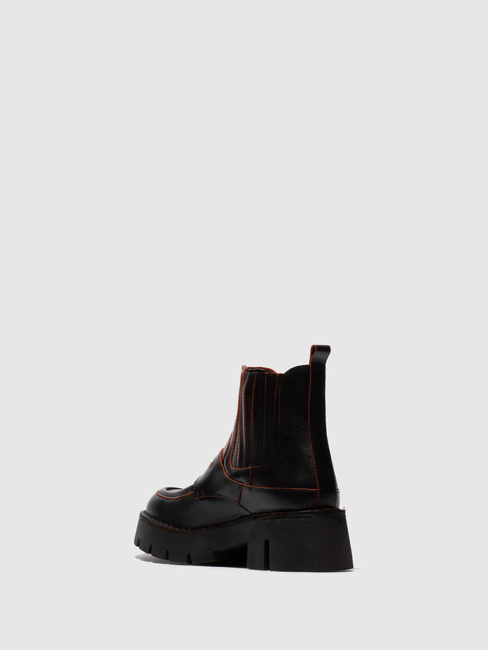 Flowfold Chelsea Ankle Boots BUKI159FLY JAVA BLACK